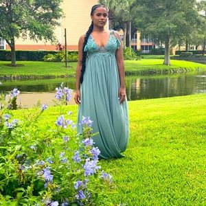 Fashion Nova Sparks Were Flying Crochet Maxi Dress